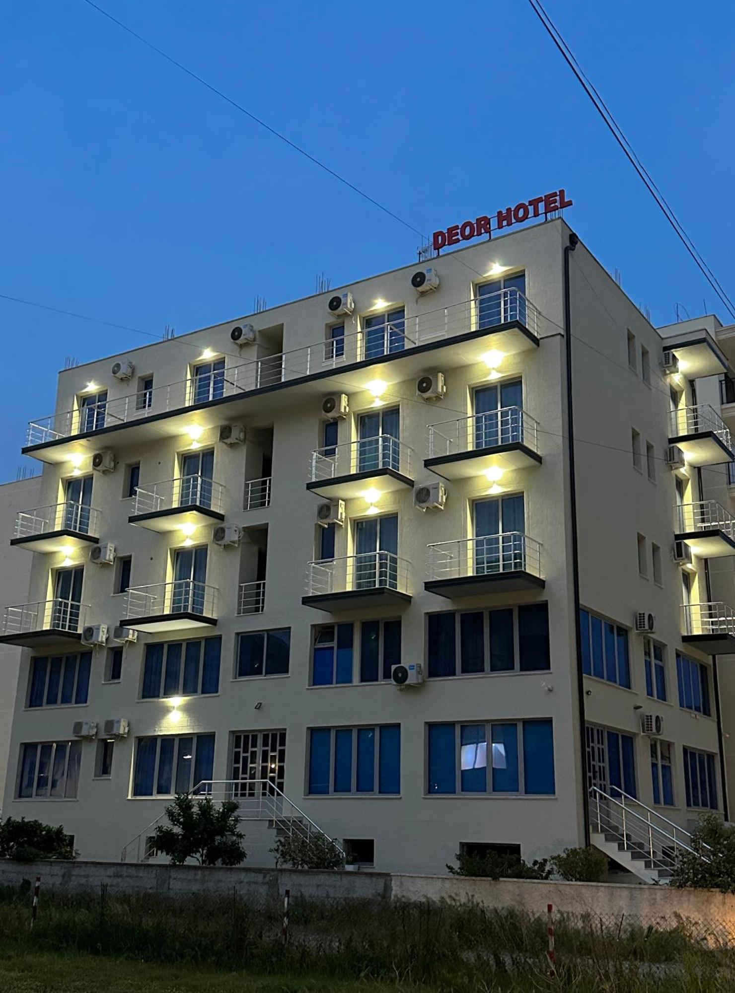 Deor Hotel Shëngjin Eksteriør bilde